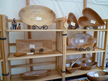 Beautiful Hand carved items, and woodworking demonstrations.